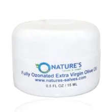 100% Fully Ozonated Organic Extra Virgin Olive Oil Salve .5 Oz.