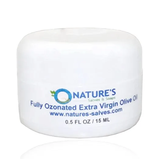 100% Fully Ozonated Organic Extra Virgin Olive Oil Salve .5 Oz.