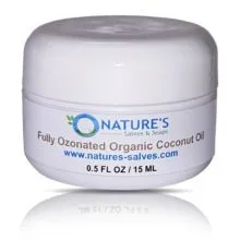 1/2 Ounce Fully Ozonated Organic Coconut Oil